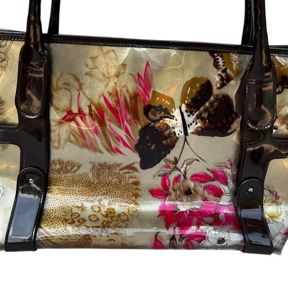 Plastic Coated Silk Ferragamo Tiger Tote - Picture 2 of 12
